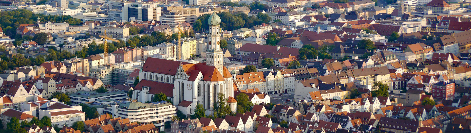 Panorama der Augsburger Innenstadt